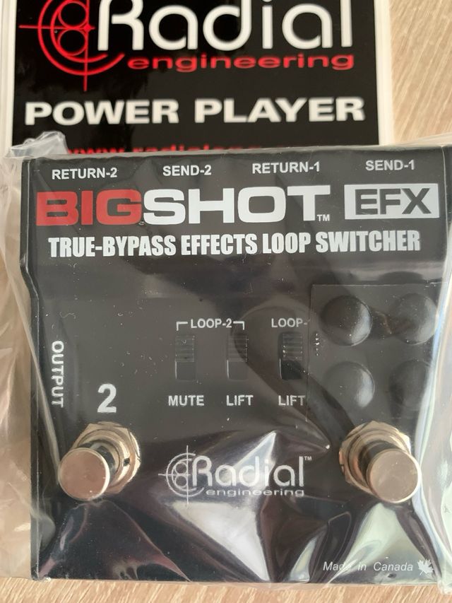 Radial BigShot EFX - True-Bypass Effects Loop Swit