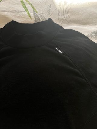 Camiseta térmica Wedze negra de manga larga