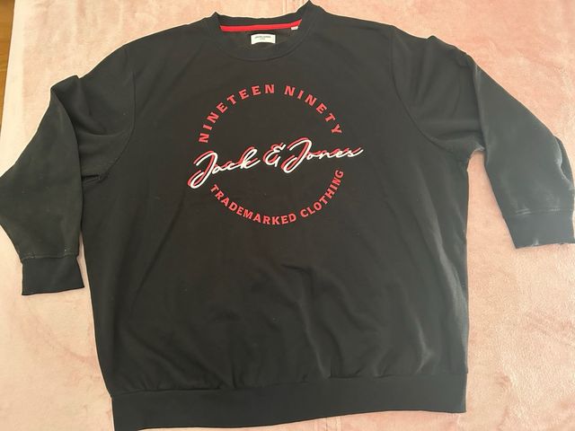 Sudadera Jack & Jones Negra Hombre