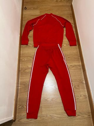 Conjunto Chándal Adidas Rojo Talla M
