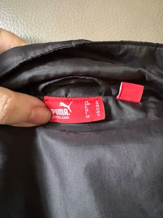 Chaqueta fina Puma negra VJOR