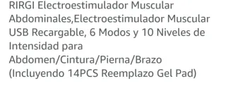 Electroestimulador Muscular RIRGI
