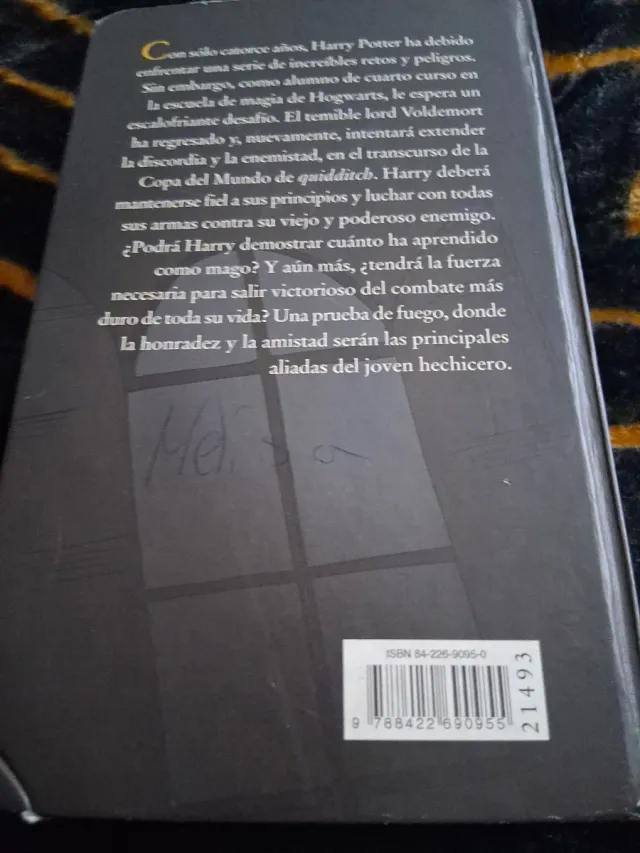 Lote Harry Potter y el Cáliz de Fuego