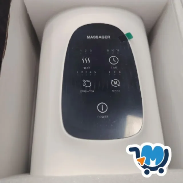 Masajeador de manos blanco y negro