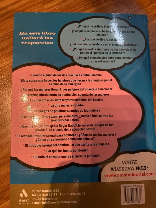 Por qué los hombres mienten y las mujeres llora...
