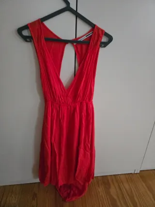 Vestido Stradivarius Vermelho Tamanho S