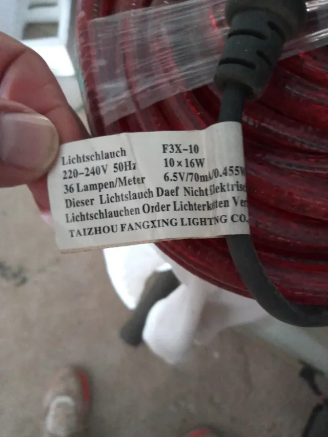 Rollo Luces Navidad F3X-10 220-240V