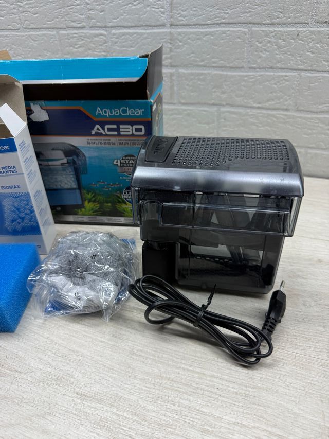Fluval Filtro de Mochila para Acuario AquaClear AC30, 569 lph