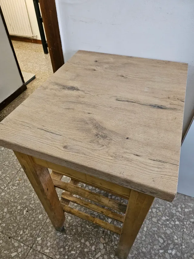 Carrito auxiliar madera abedul BEKVÄM