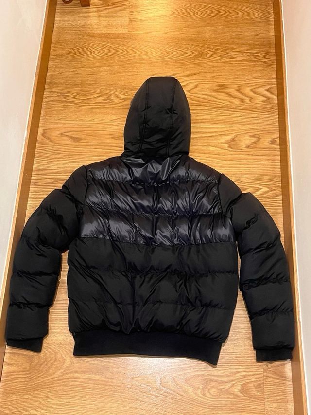 Abrigo Brave Soul negro con capucha