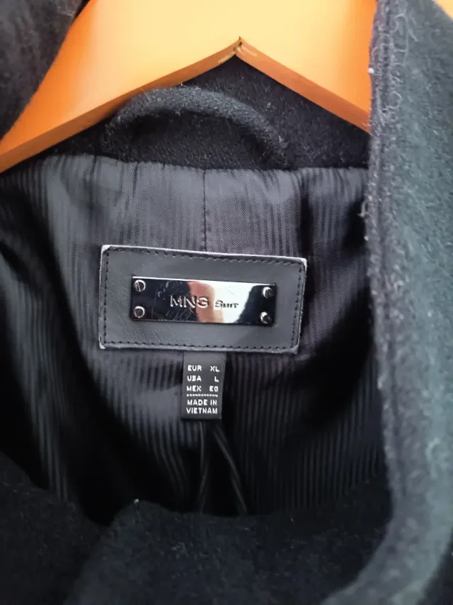 Abrigo Negro Talla XL