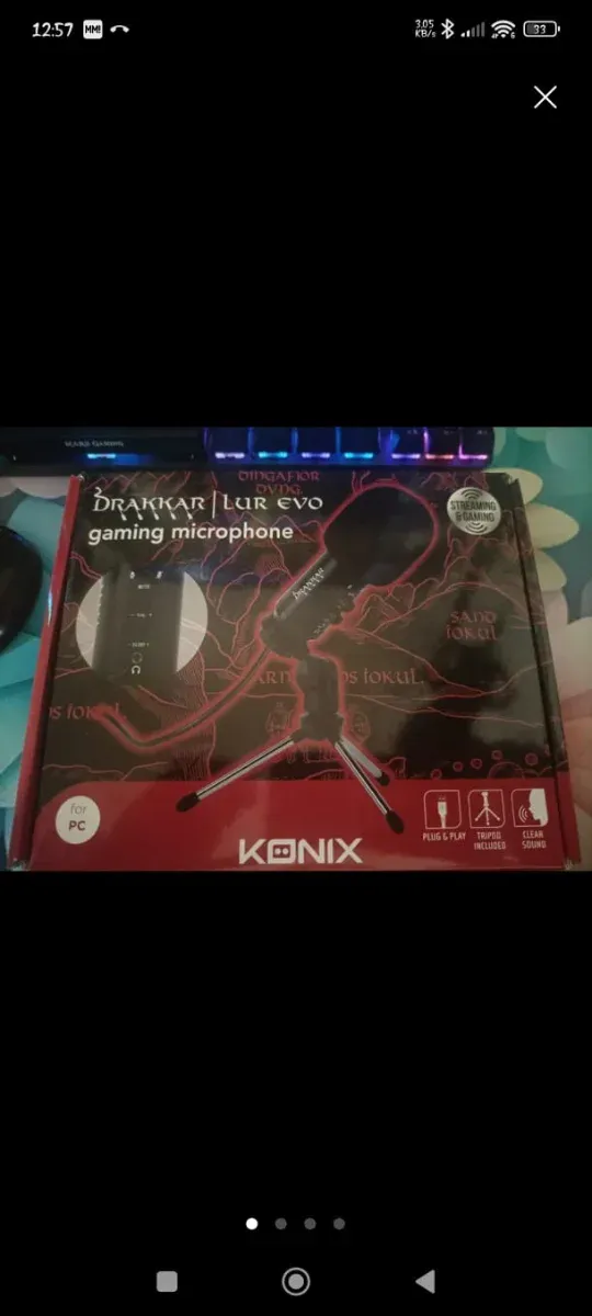 Micrófono gaming Konix Drakkar Lur Evo