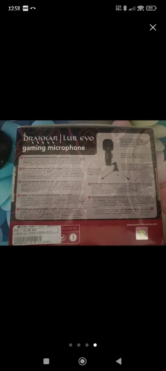 Micrófono gaming Konix Drakkar Lur Evo