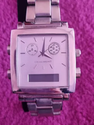 Reloj Chaumont Hombre Nuevo Plata Blanco