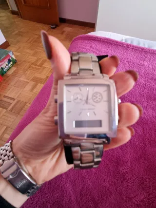 Reloj Chaumont Hombre Nuevo Plata Blanco