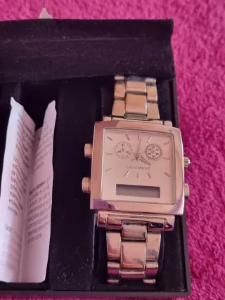 Reloj Chaumont Hombre Nuevo Plata Blanco