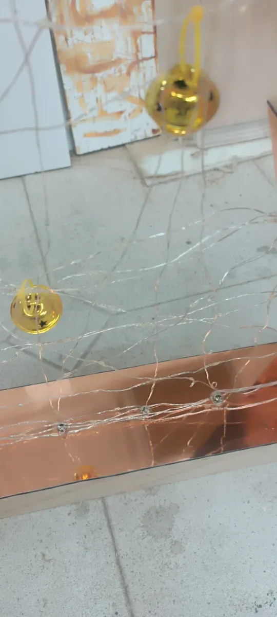 Albero di Natale in legno con luci led a batteria