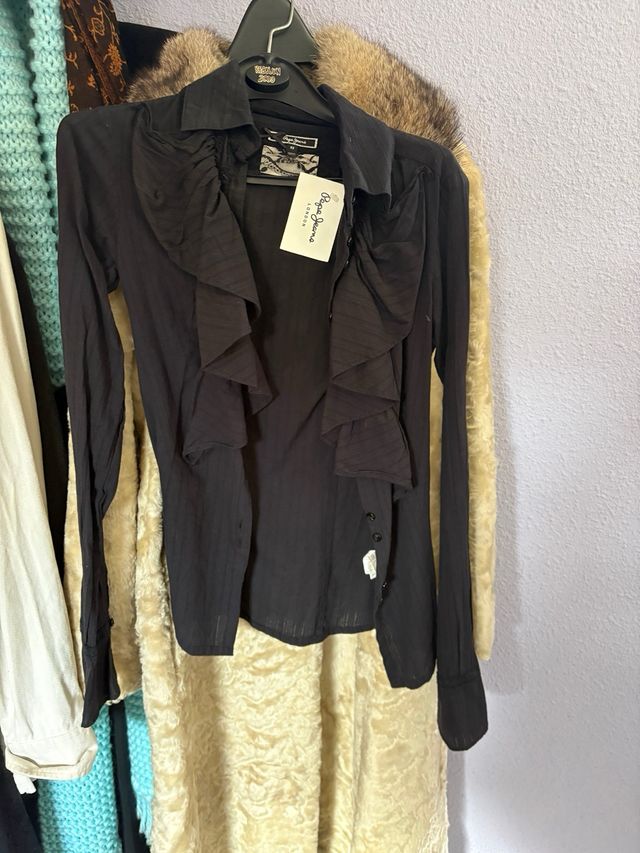 Camisa Pepe Jeans Negra Talla XS