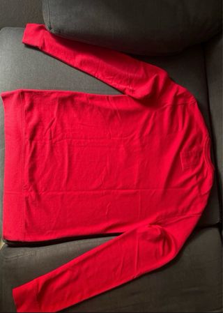 Sudadera roja Bershka - Talla M