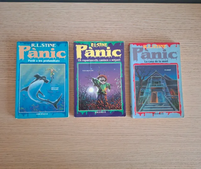 Pack 3 llibres Pànic català