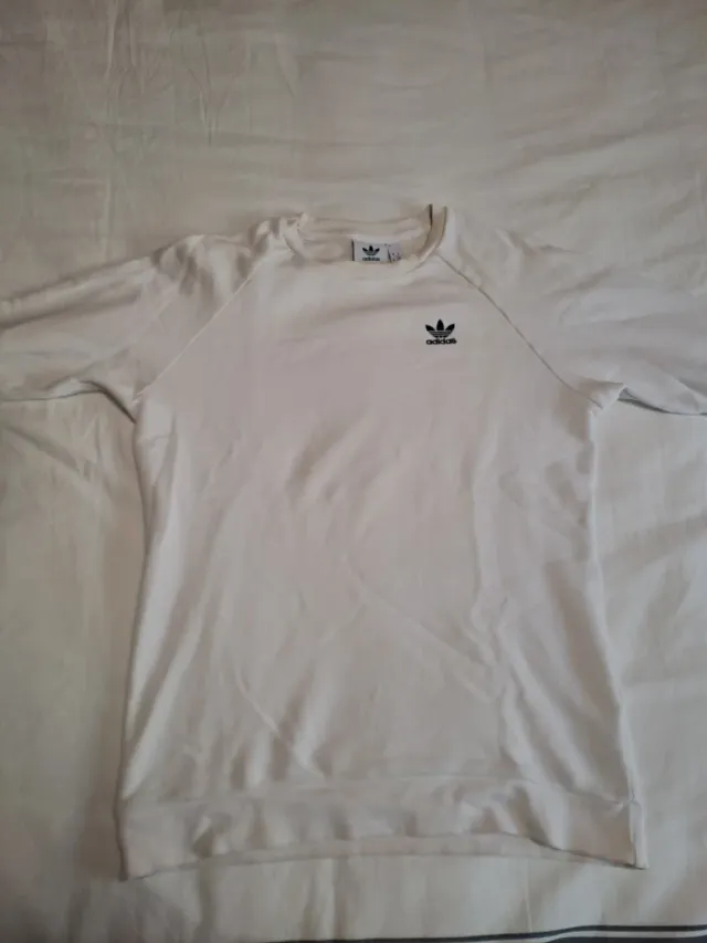 Sudadera Adidas blanca