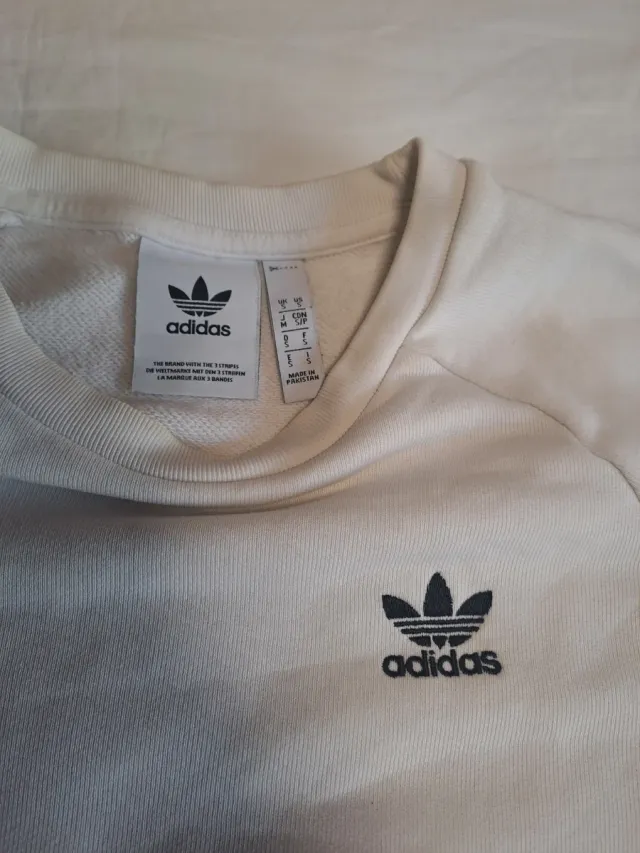 Sudadera Adidas blanca