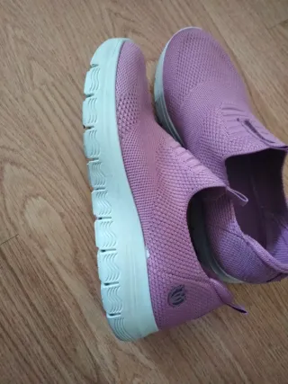 Zapatillas LAURA AZZANA mujer rosas/moradas