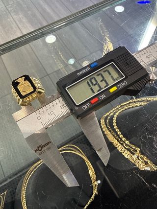 Anillo Oro 18k 6g Negro