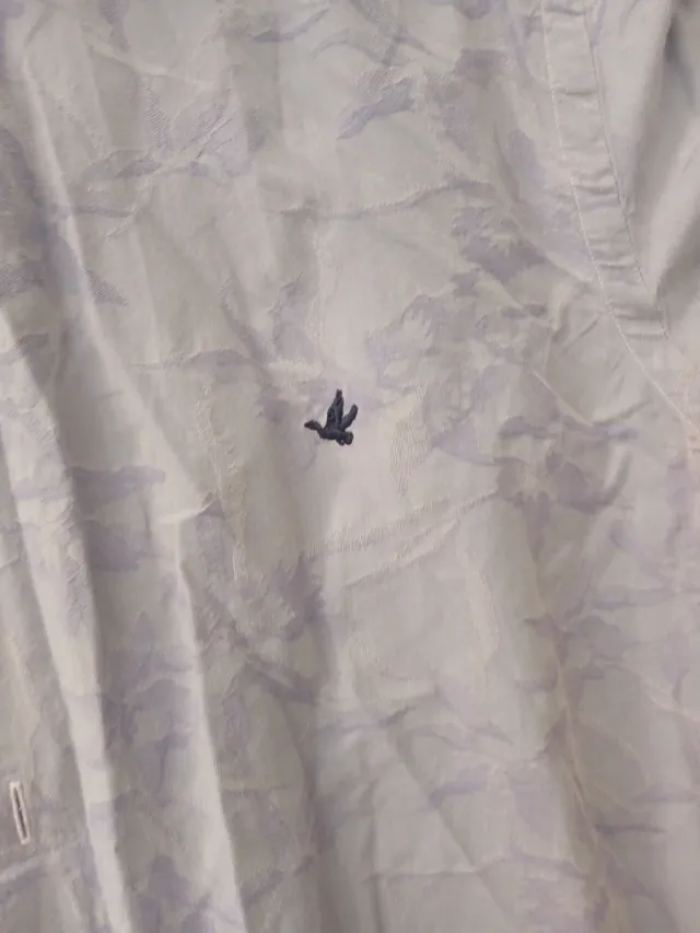 Camisa Brookfield Azul Estampada