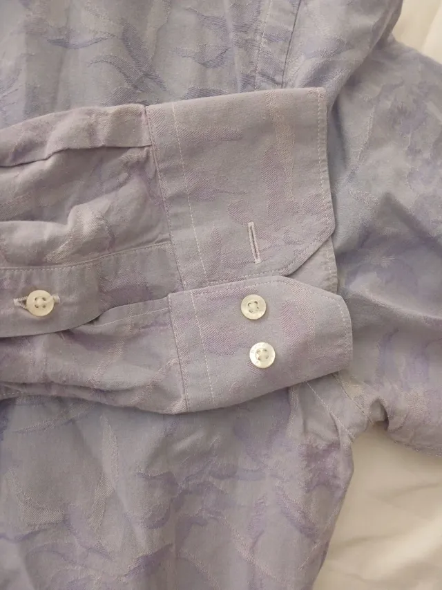 Camisa Brookfield Azul Estampada