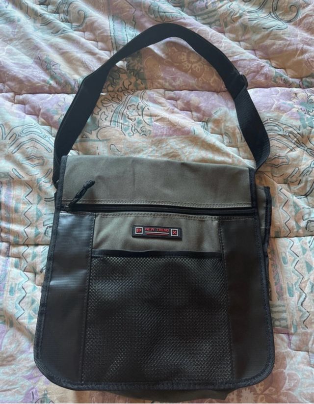 Borsa a tracolla New Trend grigio/nera