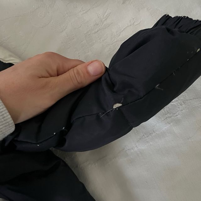 Chaqueta de plumas  azul . Para niño United Colors