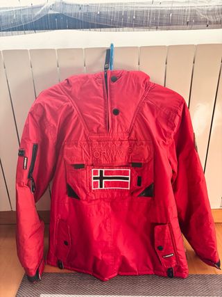 Sudadera Geographical Norway Roja talla 14 años