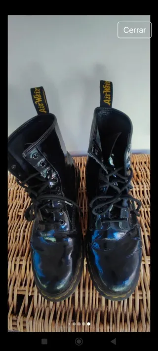 Botas Dr. Martens charol negras