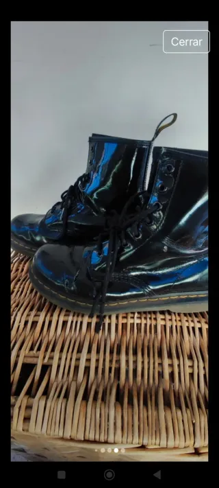 Botas Dr. Martens charol negras