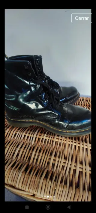 Botas Dr. Martens charol negras