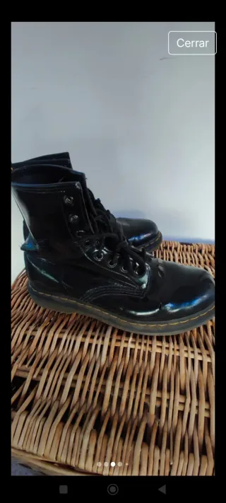 Botas Dr. Martens charol negras