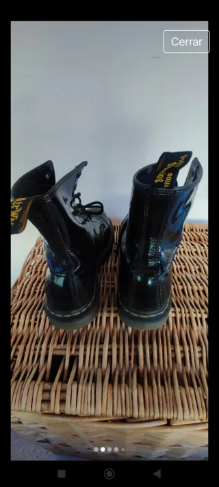 Botas Dr. Martens charol negras