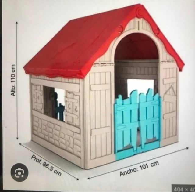 Casita infantil de plástico