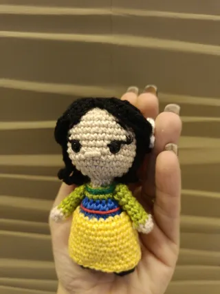 Bambolina Amigurumi Mulan Fatta a Mano