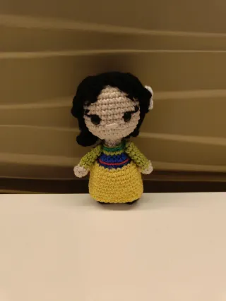 Bambolina Amigurumi Mulan Fatta a Mano