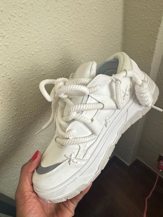 Zapatos blancos talla 40