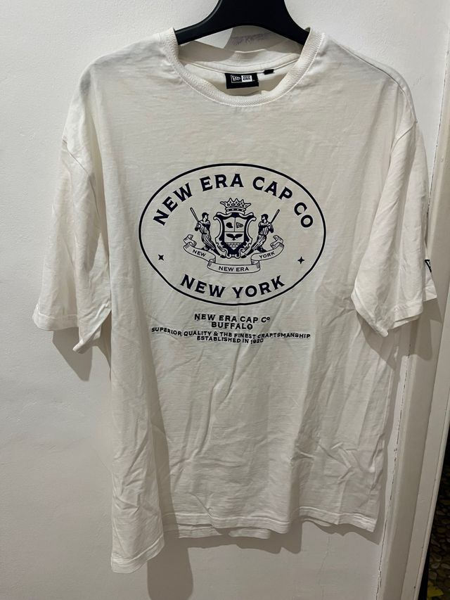 Camiseta New Era Cap Co. New York Blanca