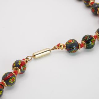 Collana Vintage Vetro Murano Multicolor