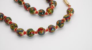 Collana Vintage Vetro Murano Multicolor