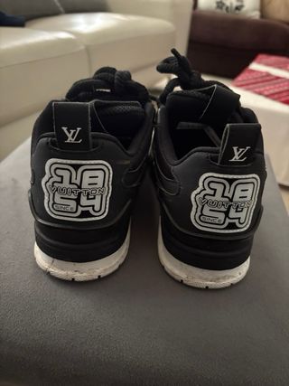 Zapatos Louis Vuitton Trainer Negros