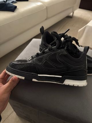 Zapatos Louis Vuitton Trainer Negros