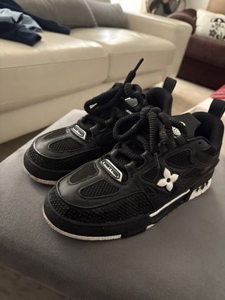 Zapatos Louis Vuitton Trainer Negros