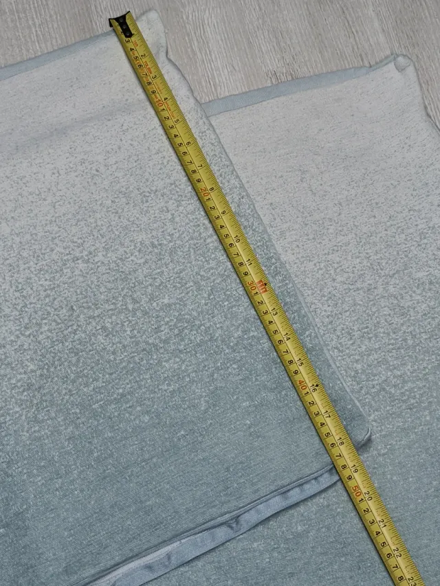 2 Fundas Cojín Ikea Degradado Teal Blanco