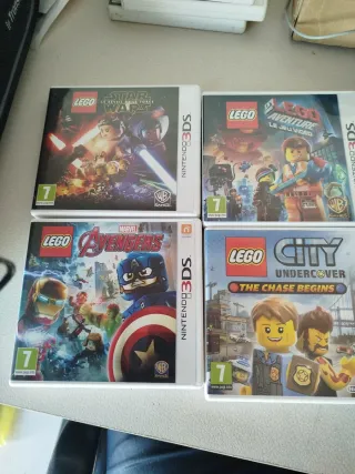 4 Juegos Nintendo 3DS LEGO